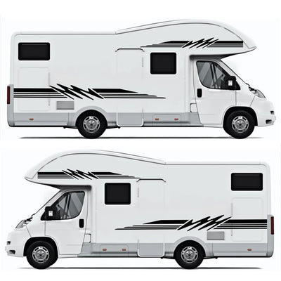 Caravan Side Door Body Decal Set