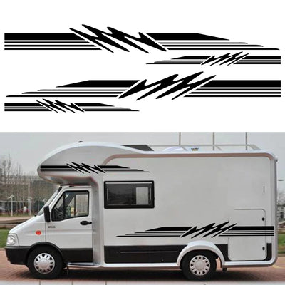 Caravan Side Door Body Decal Set