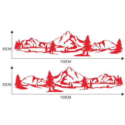 150cm Tree Mountain Decor Sticker