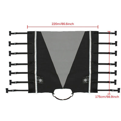 Caravan Front Towing Cover with LED Lights - Enhanced Protection for Travel